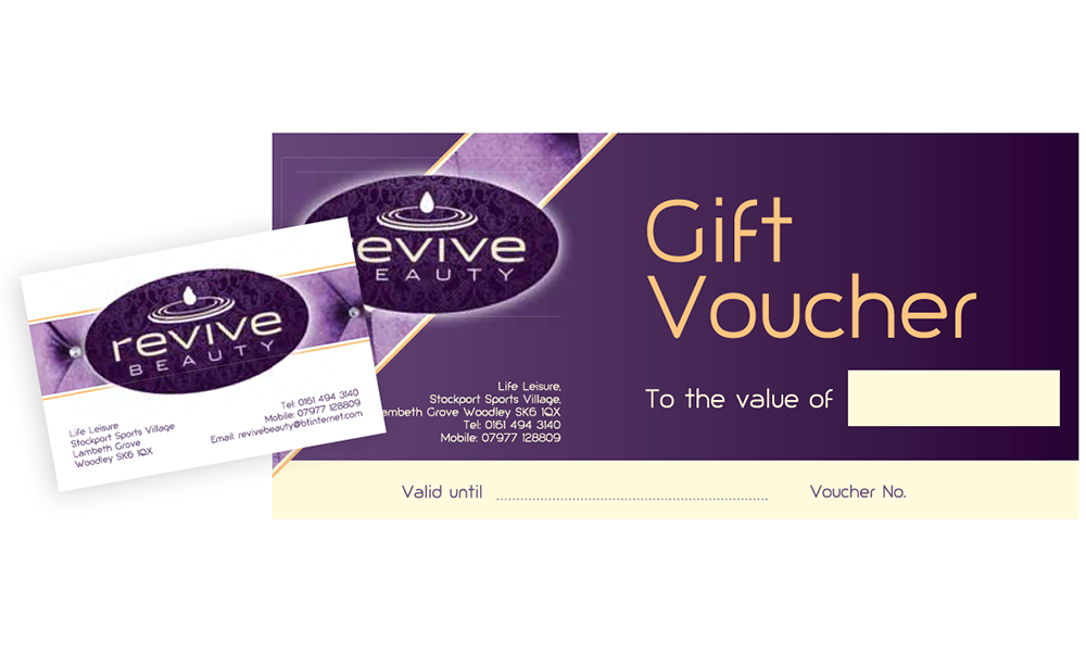 Revive Business Card & Gift Voucher